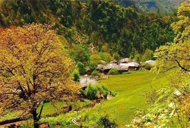 怒江旅游：怒江古鎮(zhèn)、古村的秋色分享